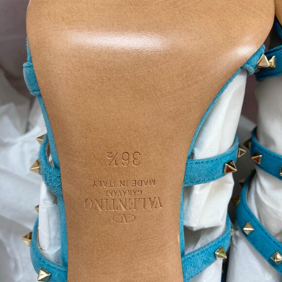 NEW VALENTINO GARAVANI Rockstud Strap Cage Sandals- Summer Events & Parties - Picture 14 of 16